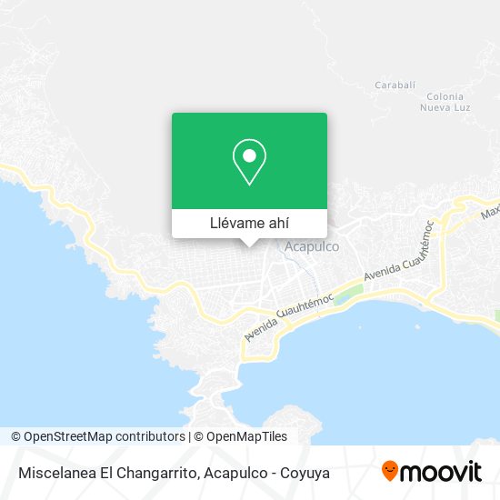Mapa de Miscelanea El Changarrito