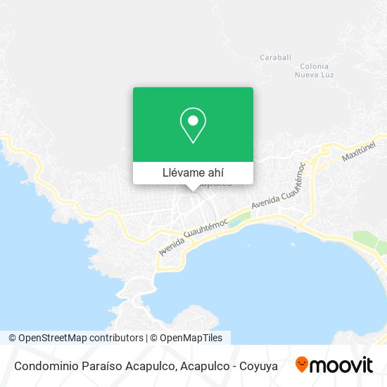 Mapa de Condominio Paraíso Acapulco