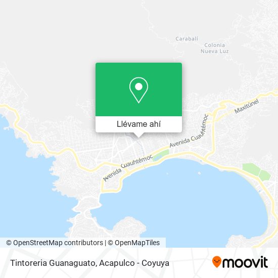 Mapa de Tintoreria Guanaguato