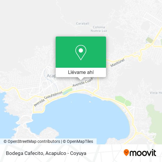 Mapa de Bodega Cafecito