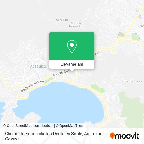 Mapa de Clinica de Especialistas Dentales Smile