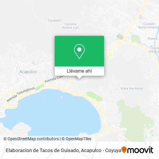 Mapa de Elaboracion de Tacos de Guisado