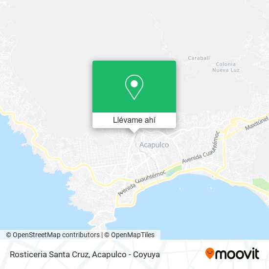 Mapa de Rosticeria Santa Cruz
