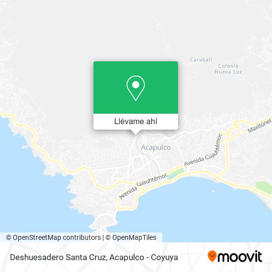 Mapa de Deshuesadero Santa Cruz