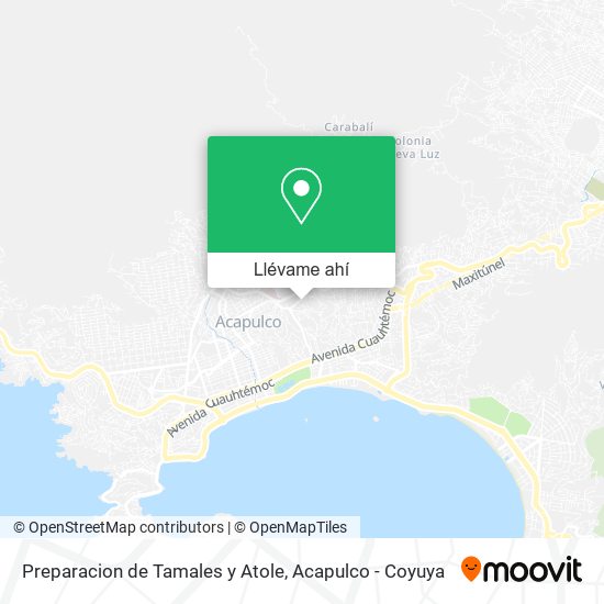 Mapa de Preparacion de Tamales y Atole