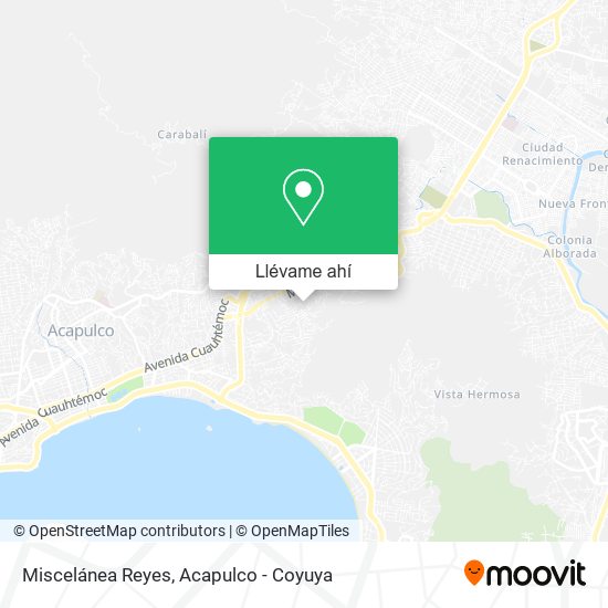 Mapa de Miscelánea Reyes