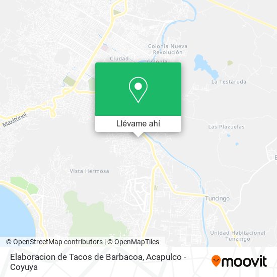 Mapa de Elaboracion de Tacos de Barbacoa