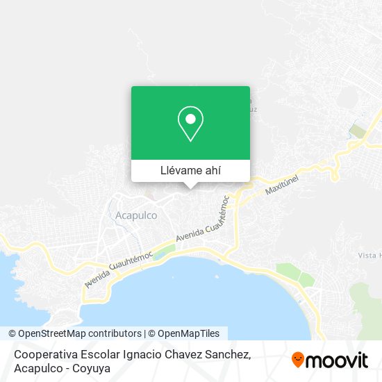 Mapa de Cooperativa Escolar Ignacio Chavez Sanchez