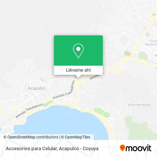 Mapa de Accesorios para Celular