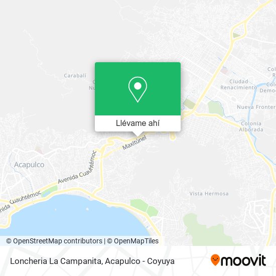 Mapa de Loncheria La Campanita