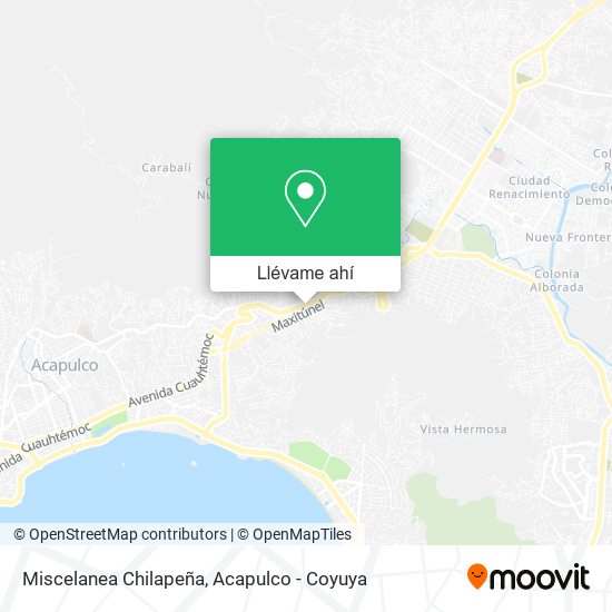 Mapa de Miscelanea Chilapeña