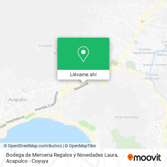 Mapa de Bodega de Merceria Regalos y Novedades Laura