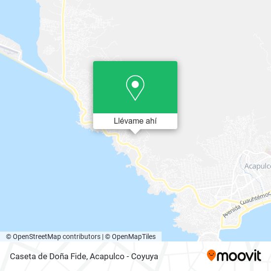 Mapa de Caseta de Doña Fide