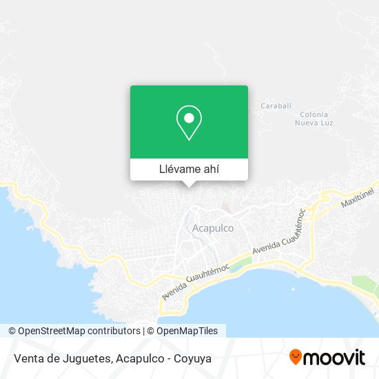 Mapa de Venta de Juguetes