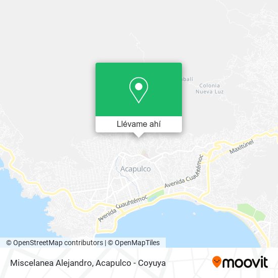 Mapa de Miscelanea Alejandro