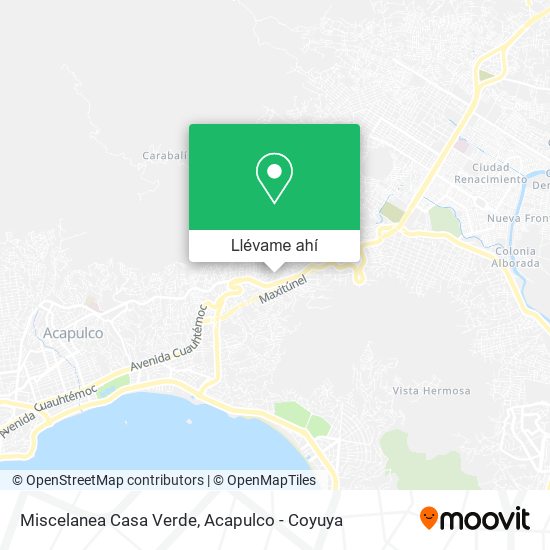 Mapa de Miscelanea Casa Verde