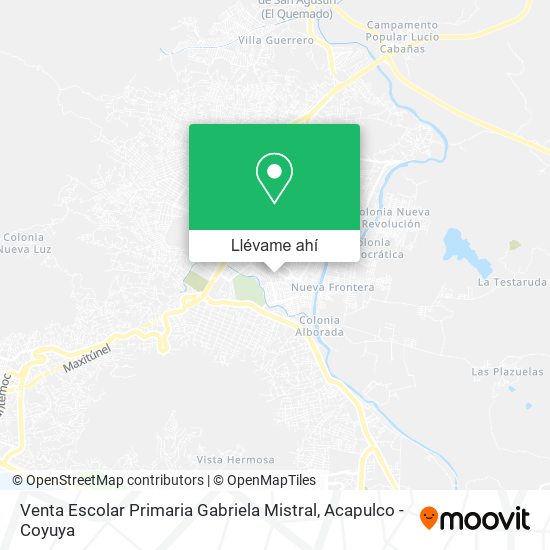 Mapa de Venta Escolar Primaria Gabriela Mistral
