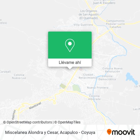 Mapa de Miscelanea Alondra y Cesar