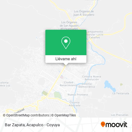 Mapa de Bar Zapata