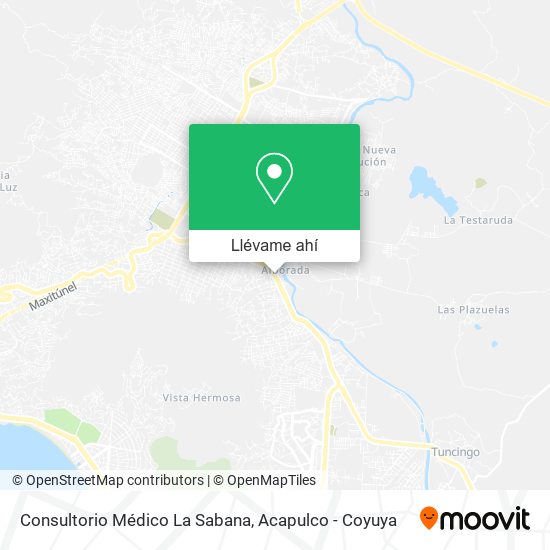 Mapa de Consultorio Médico La Sabana