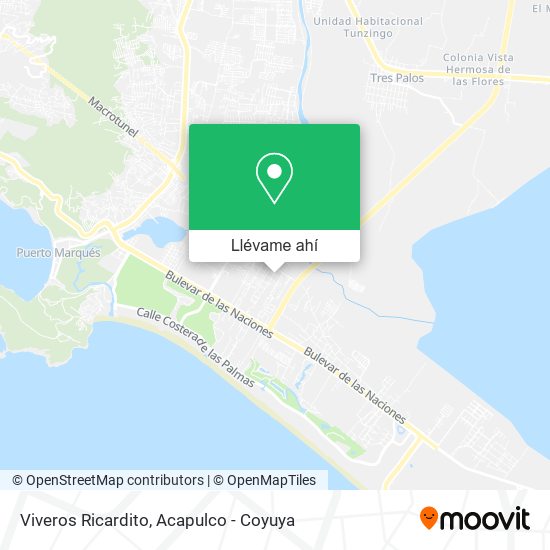 Mapa de Viveros Ricardito