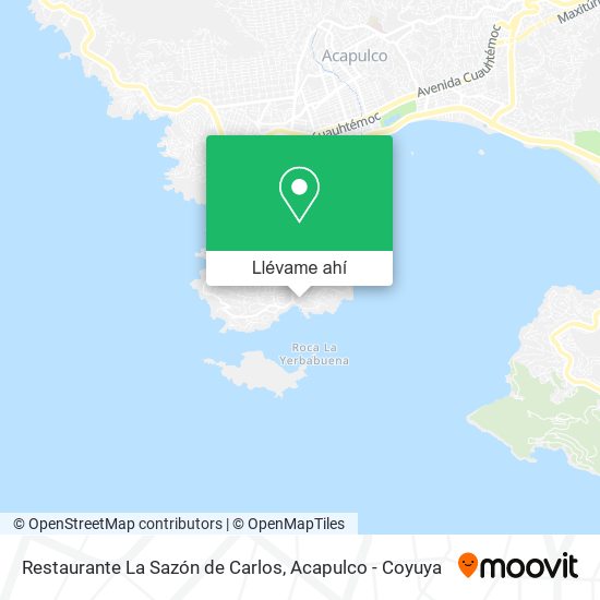 Mapa de Restaurante La Sazón de Carlos
