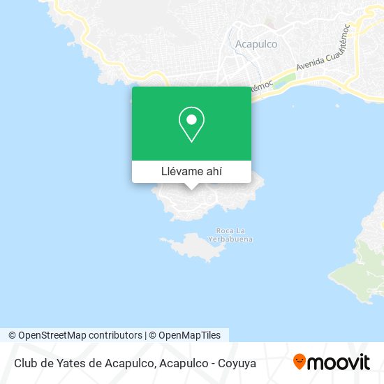 Mapa de Club de Yates de Acapulco