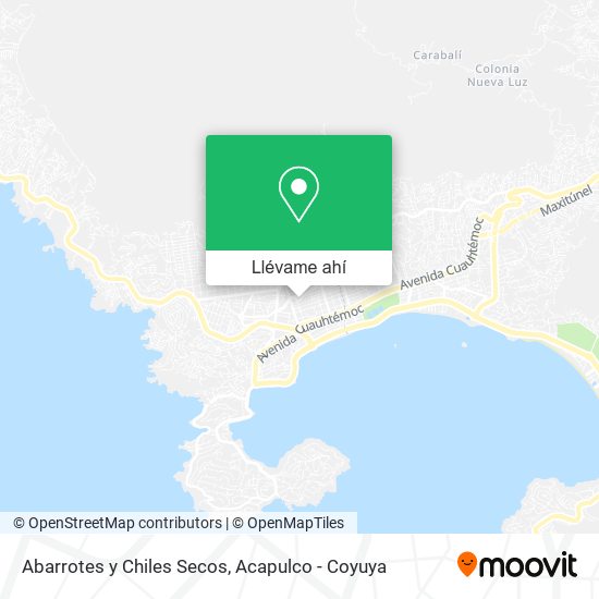 Mapa de Abarrotes y Chiles Secos