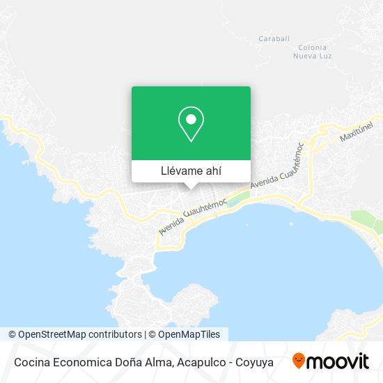Mapa de Cocina Economica Doña Alma