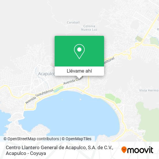 Mapa de Centro Llantero General de Acapulco, S.A. de C.V.