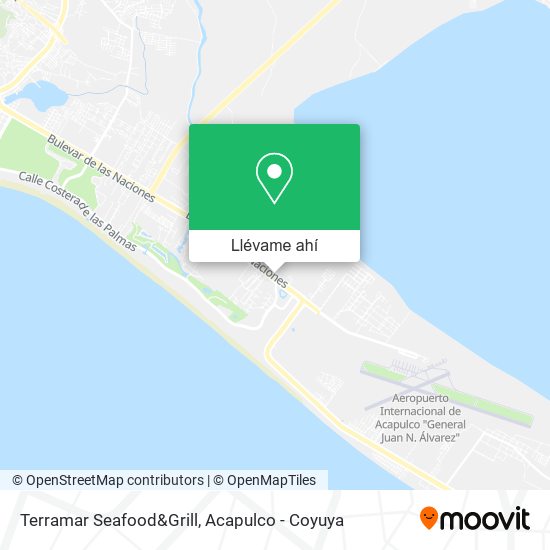 Mapa de Terramar Seafood&Grill