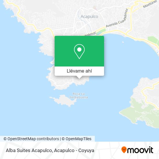 Mapa de Alba Suites Acapulco