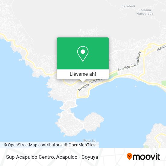 Mapa de Sup Acapulco Centro