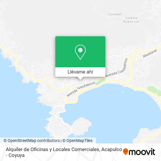 Mapa de Alquiler de Oficinas y Locales Comerciales