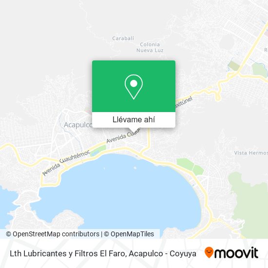 Mapa de Lth Lubricantes y Filtros El Faro