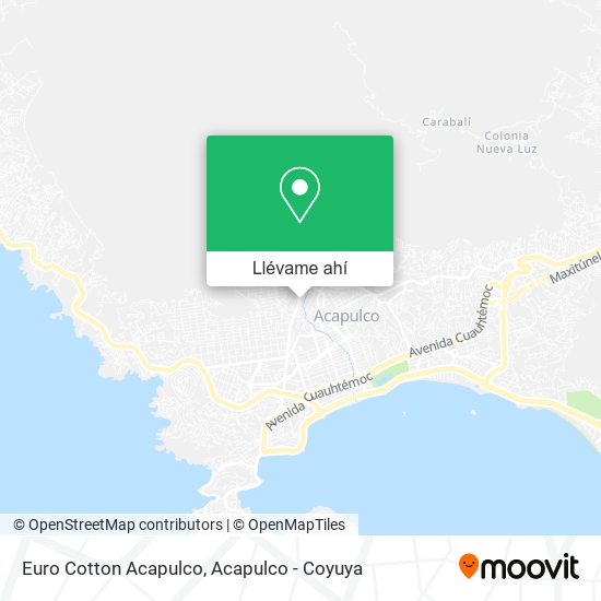 Mapa de Euro Cotton Acapulco