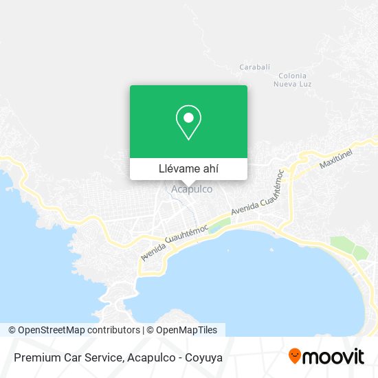 Mapa de Premium Car Service