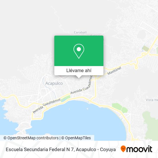 Mapa de Escuela Secundaria Federal N 7