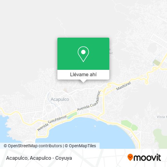 Mapa de Acapulco