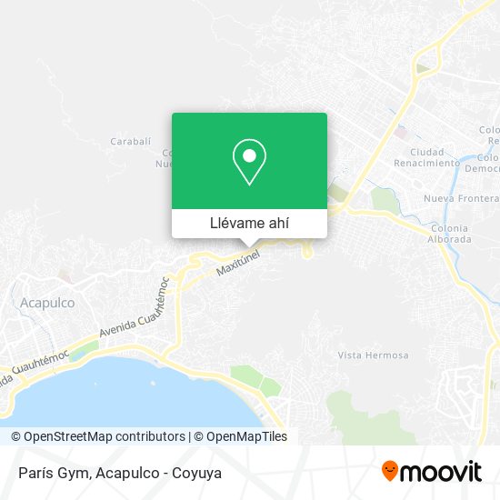 Mapa de París Gym