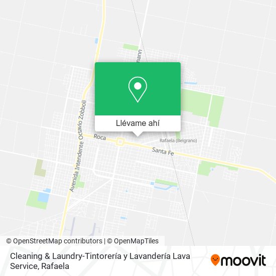 Mapa de Cleaning & Laundry-Tintorería y Lavandería Lava Service