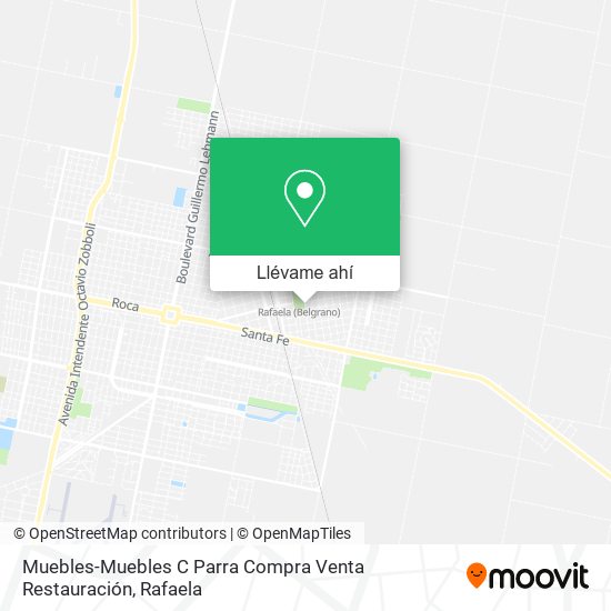 Mapa de Muebles-Muebles C Parra Compra Venta Restauración