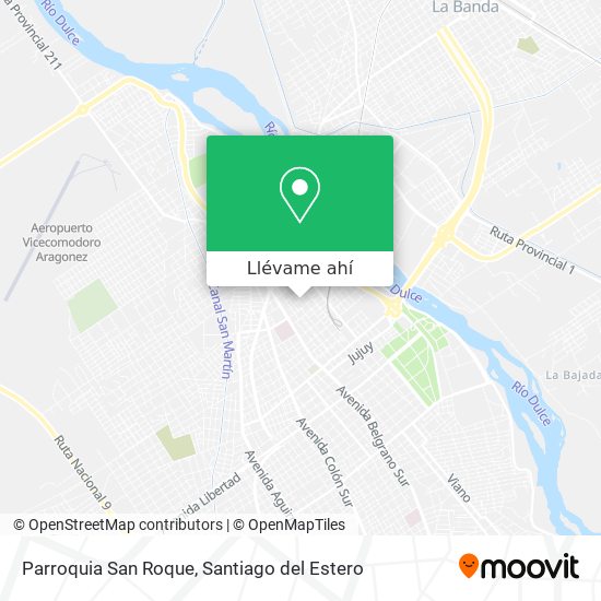 Mapa de Parroquia San Roque