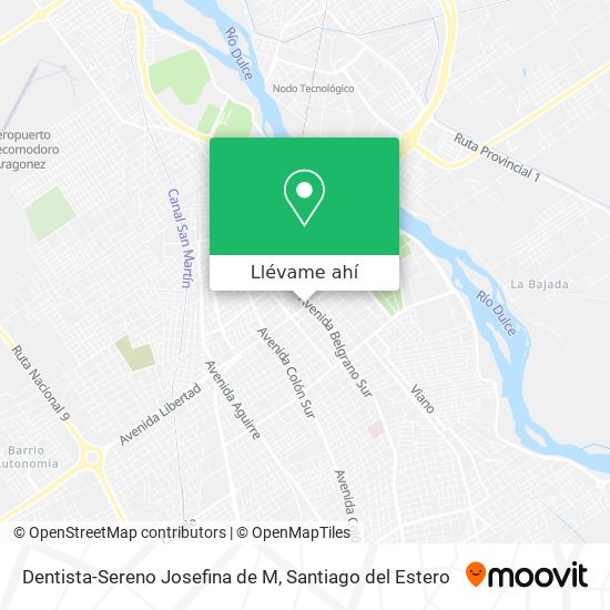 Mapa de Dentista-Sereno Josefina de M