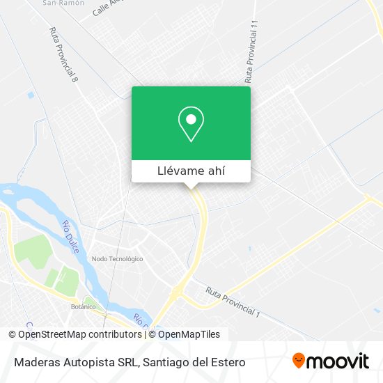 Mapa de Maderas Autopista SRL