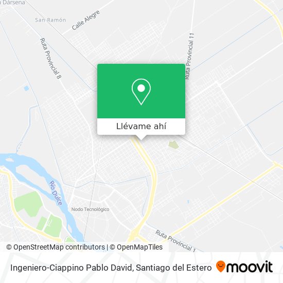 Mapa de Ingeniero-Ciappino Pablo David