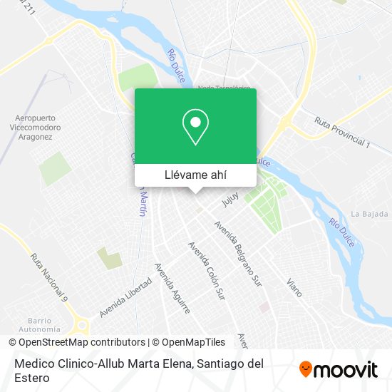 Mapa de Medico Clinico-Allub Marta Elena