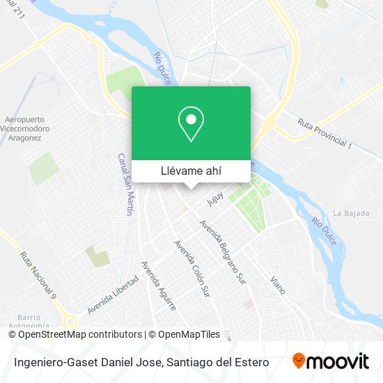 Mapa de Ingeniero-Gaset Daniel Jose