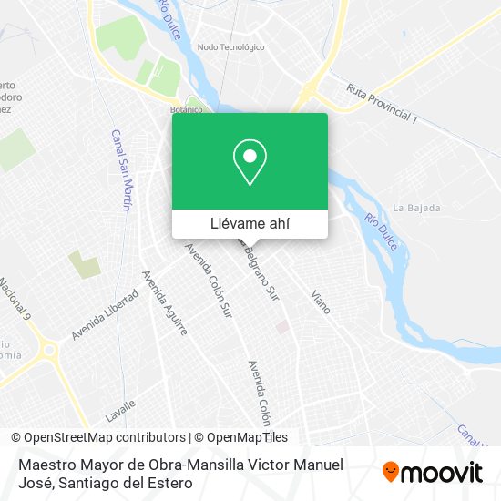 Mapa de Maestro Mayor de Obra-Mansilla Victor Manuel José