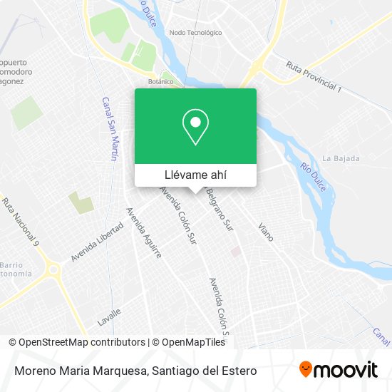 Mapa de Moreno Maria Marquesa